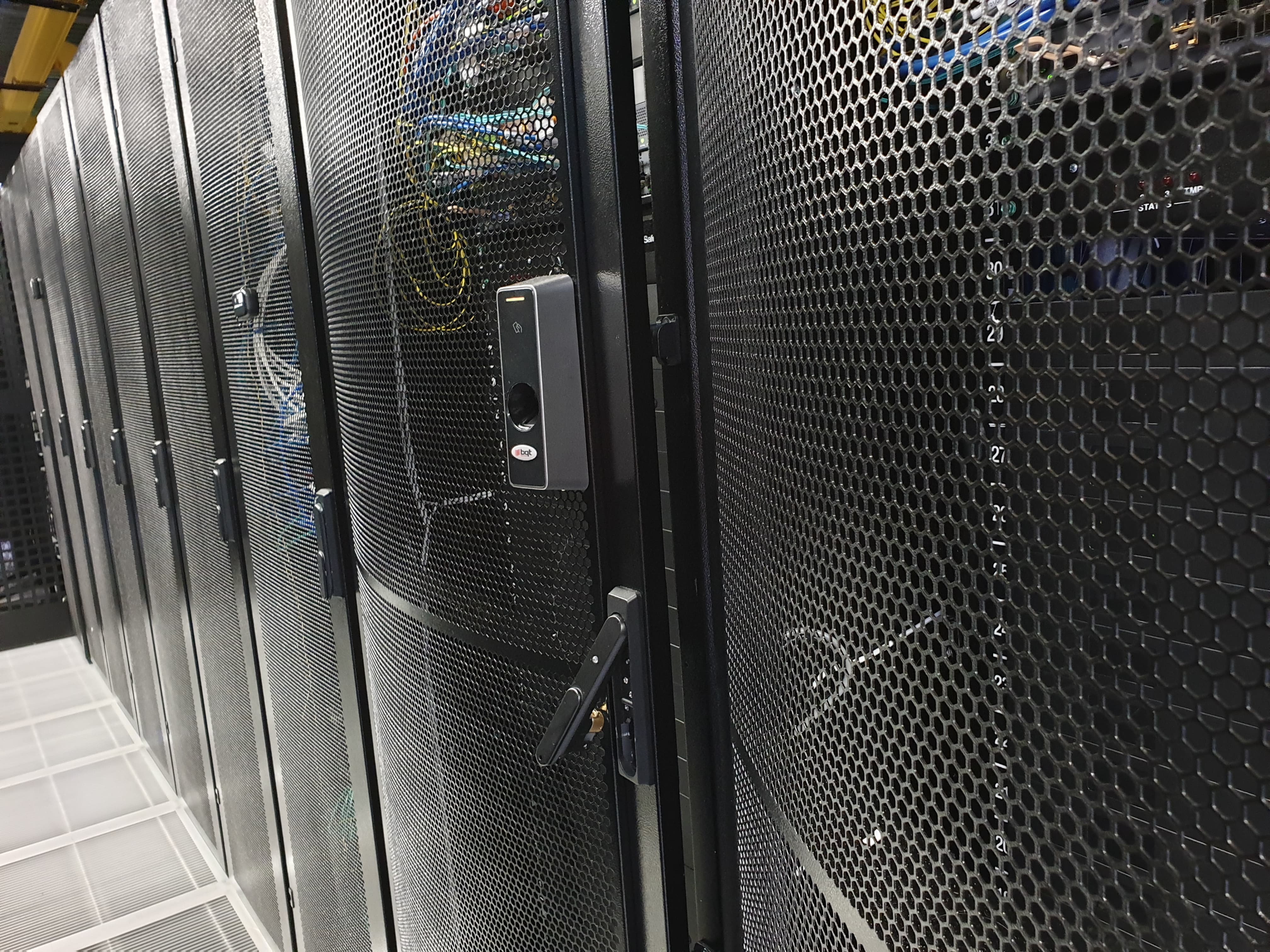 Licensed server rack installation
