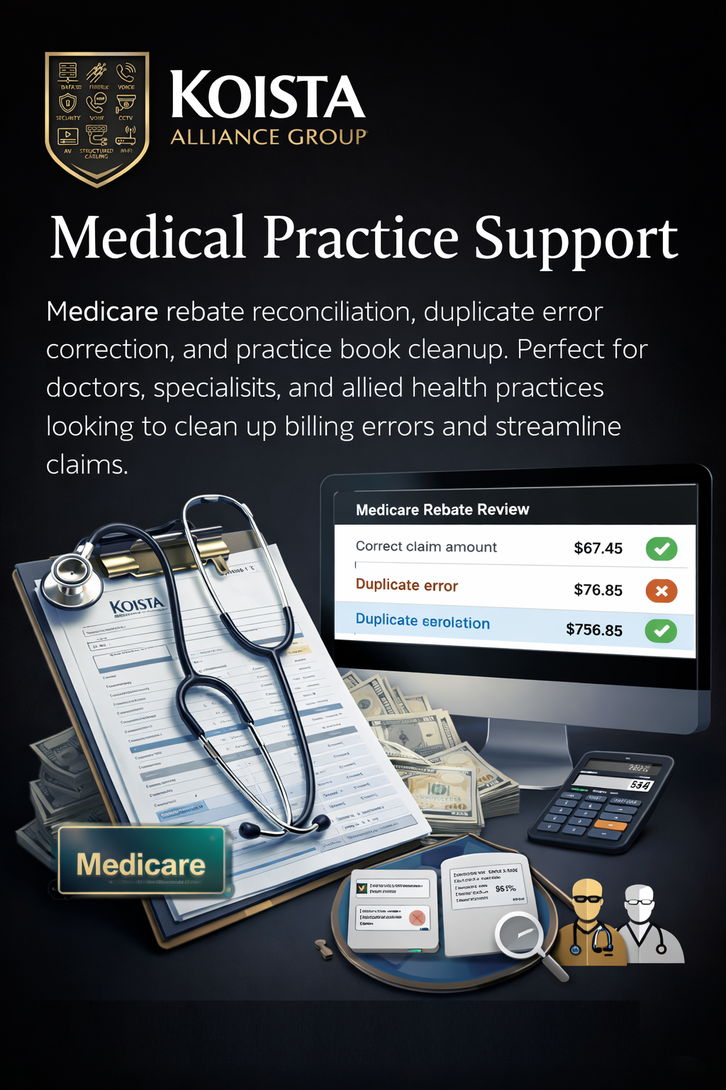Medicare billing recovery specialist